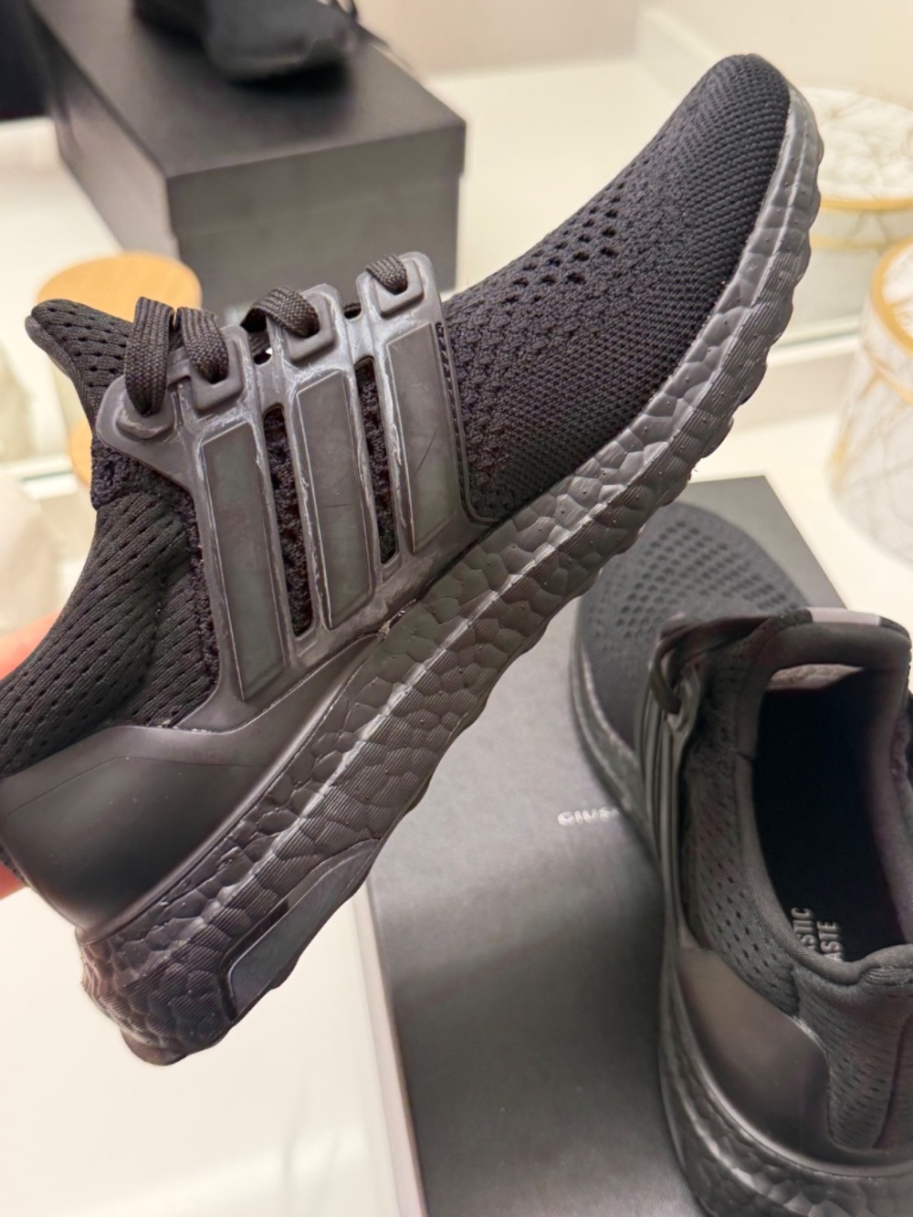 Adidas Ultraboost 1.0 DNA "Triple Black" running shoes - Picture 3 of 6